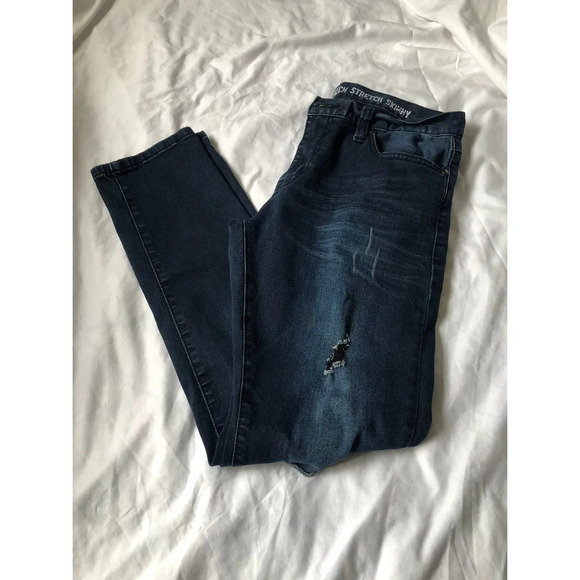 G By Guess jeans Scotch Stretch Skinny 30x30 Dark Wash - Picture 1 of 8